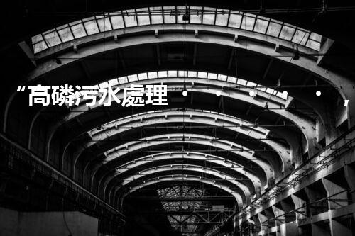 “高磷污水處理，環(huán)保先鋒，守護碧水藍天！”